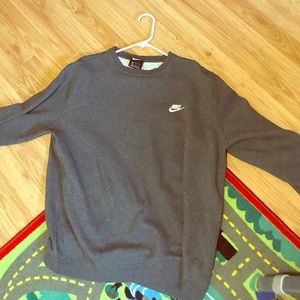 Men’s Charcoal Gray Nike Crewneck